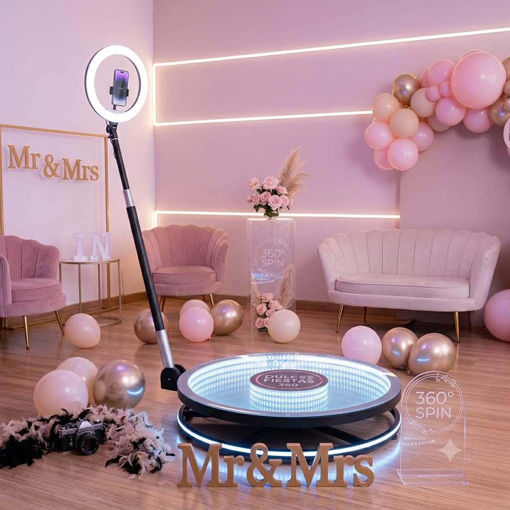cabina 360 para eventos en bogotá